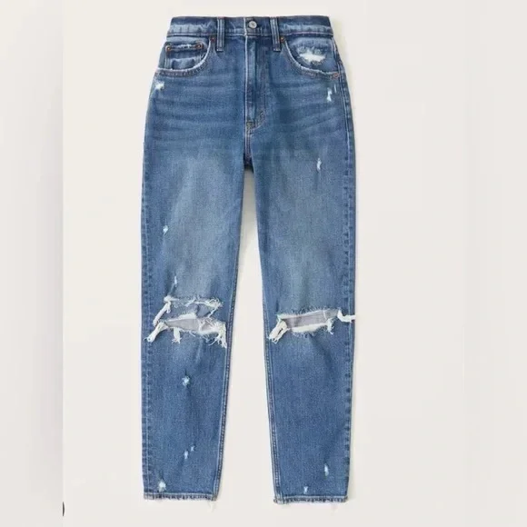 Abercrombie & Fitch The Mom High Rise Curve Love - Picture 2 of 10